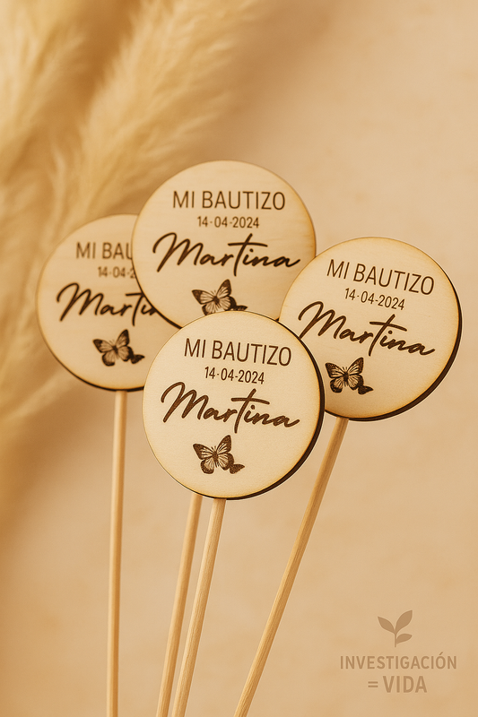 Palito personalizado de ramos / centro de mesa