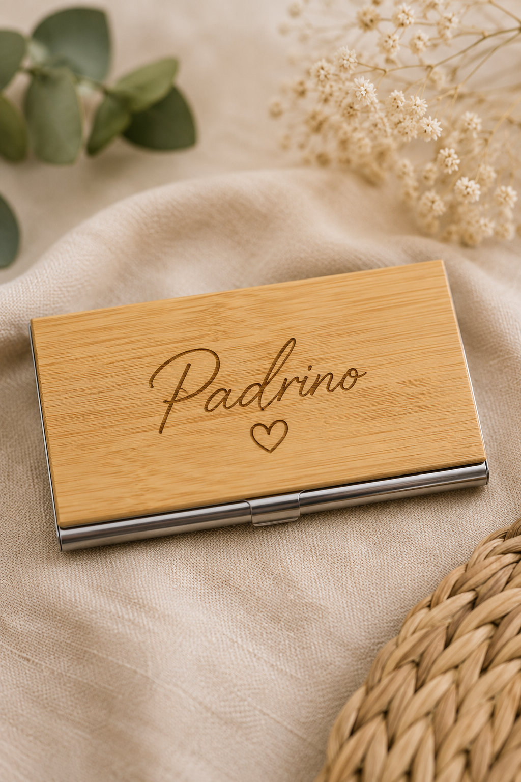 Tarjetero personalizado eventos