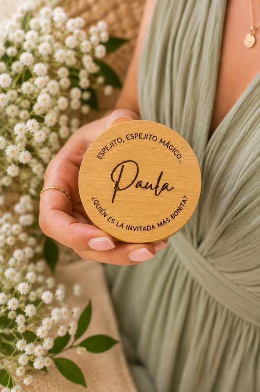 Espejo madera personalizado