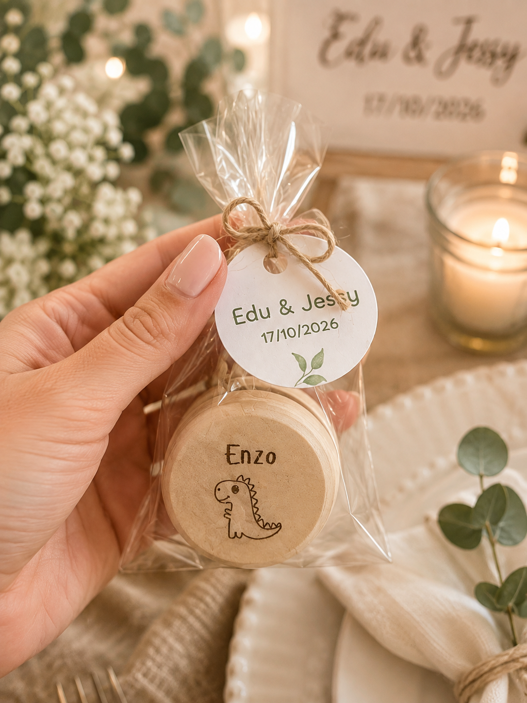 Yoyo de madera personalizado