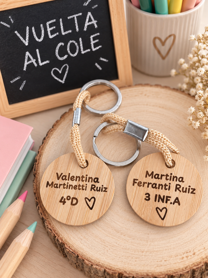 Llavero de Mochila Personalizado – Vuelta al Cole