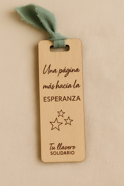 Marcapáginas tu llavero solidario