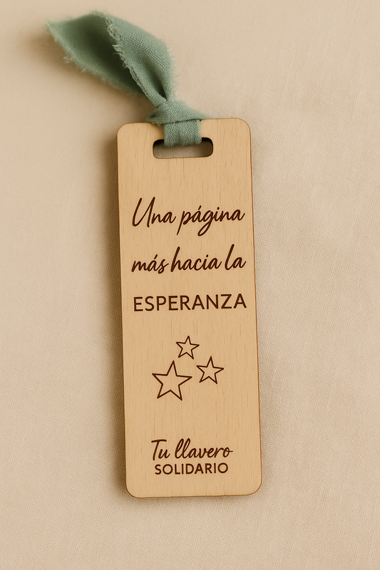 Marcapáginas tu llavero solidario