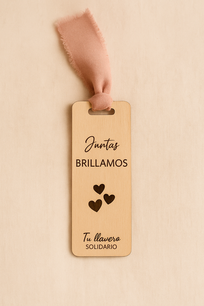 Marcapáginas tu llavero solidario