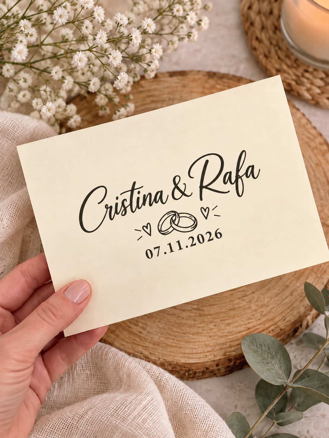 Caja de madera personalizada
