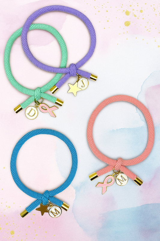 Pulsera solidaria nudo estrella