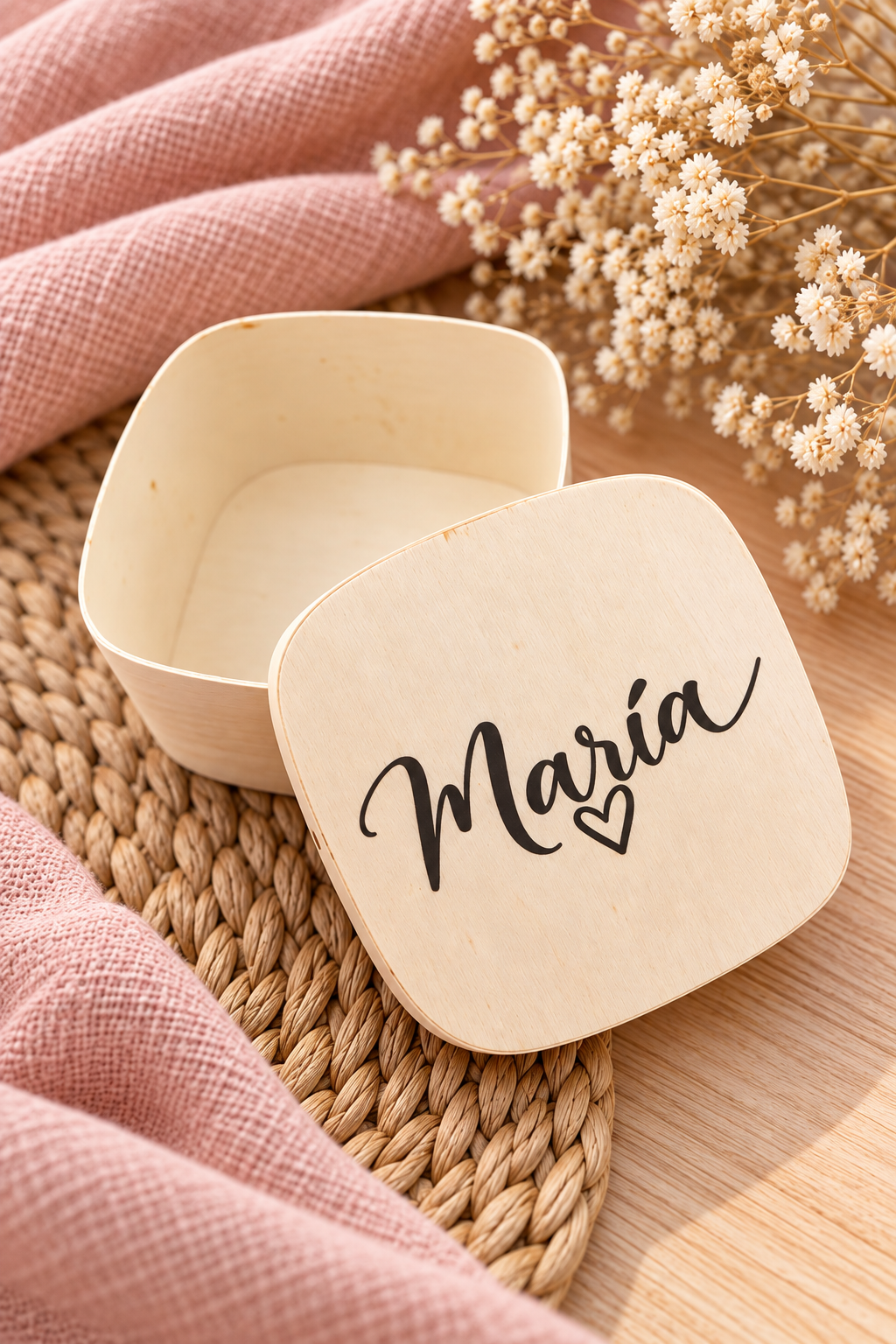 Caja de madera personalizada