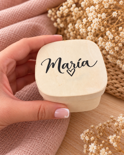 Caja de madera personalizada