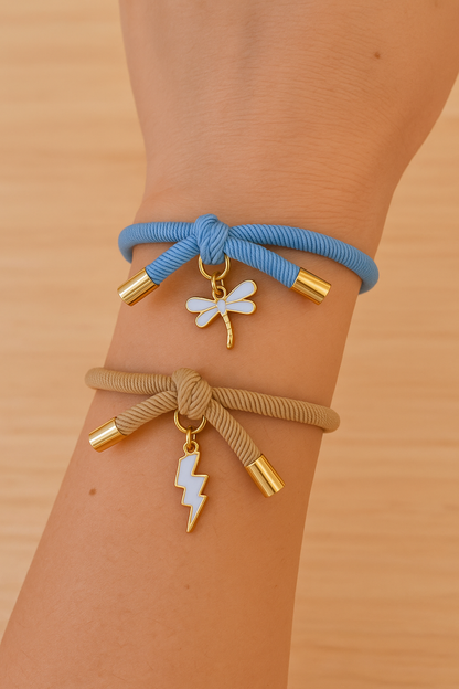 Pulsera nudo rayo / libélula