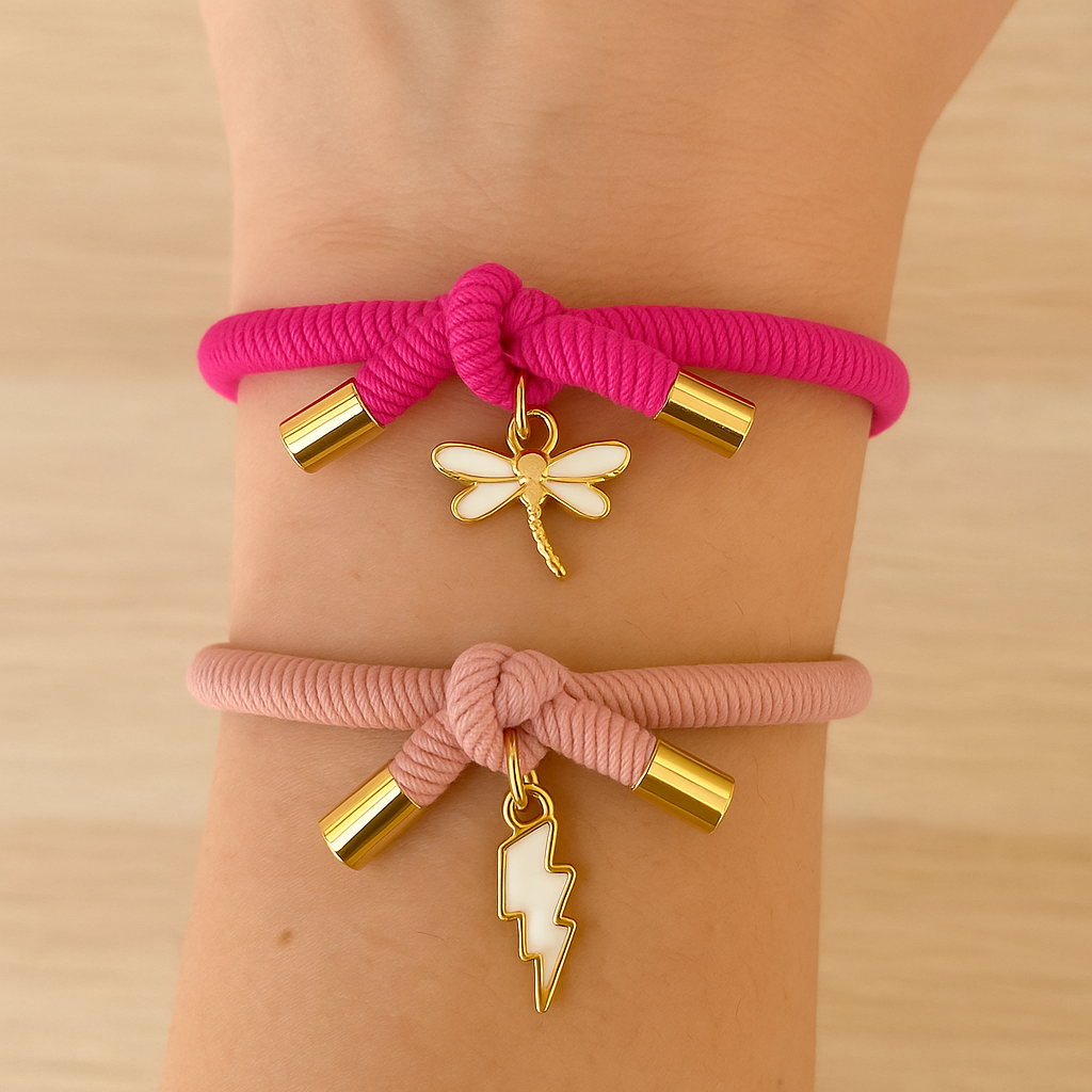 Pulsera nudo rayo / libélula