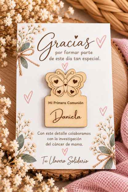 Imán madera personalizado