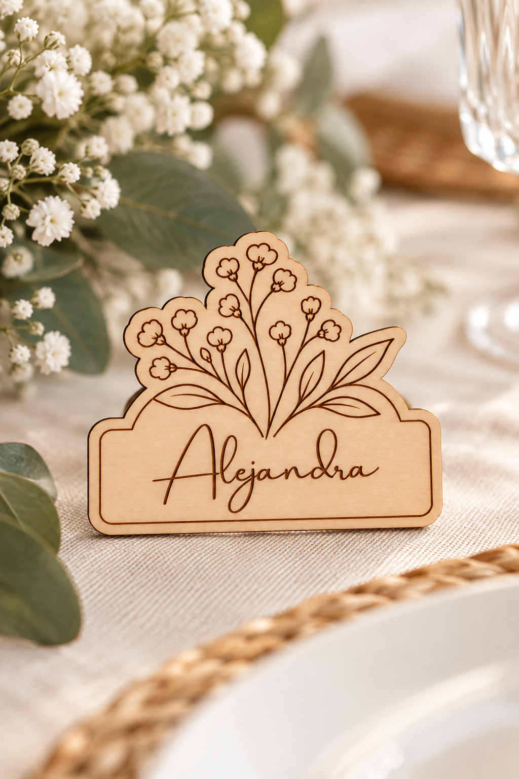 Imán madera personalizado