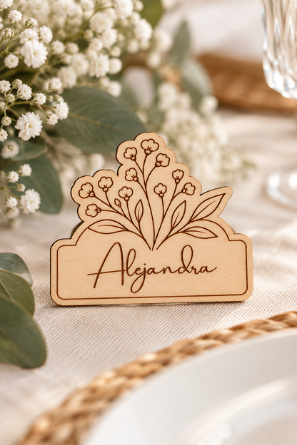 Imán madera personalizado