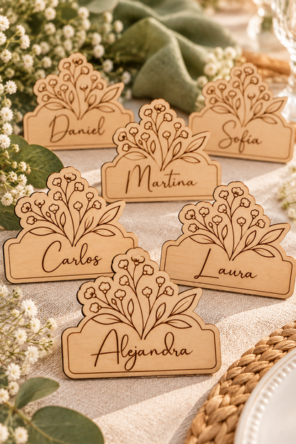 Imán madera personalizado