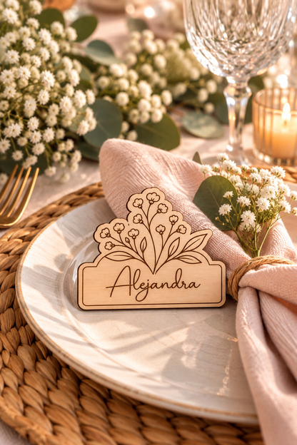 Imán madera personalizado