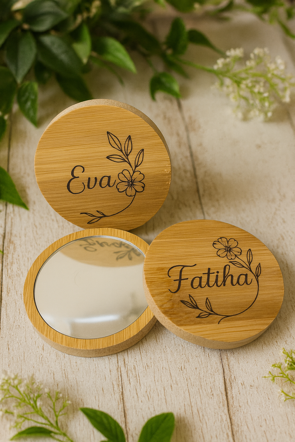 Espejo madera personalizado