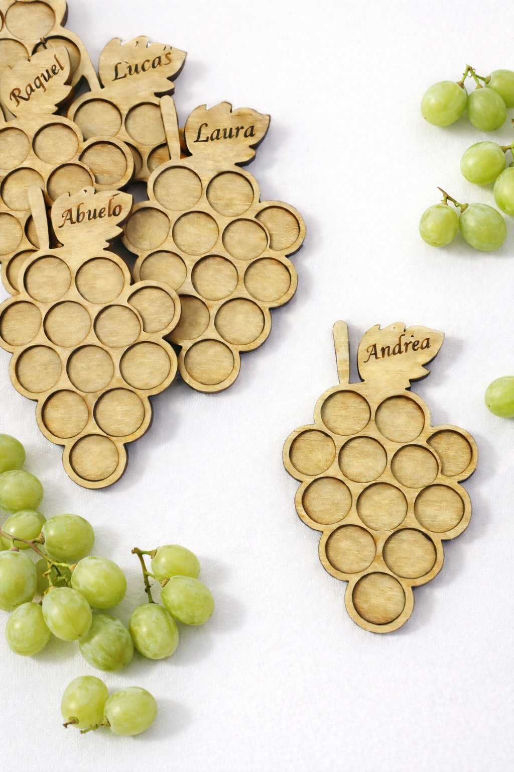 Porta uvas personalizado