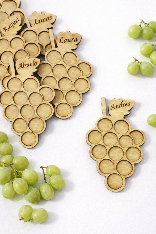 Porta uvas personalizado