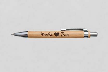 Bolígrafo madera personalizado