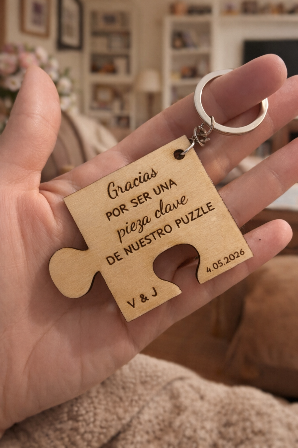 Piezza puzzle / llavero / marca sitio