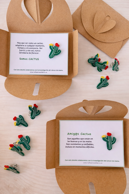 Pin cactus solidarios