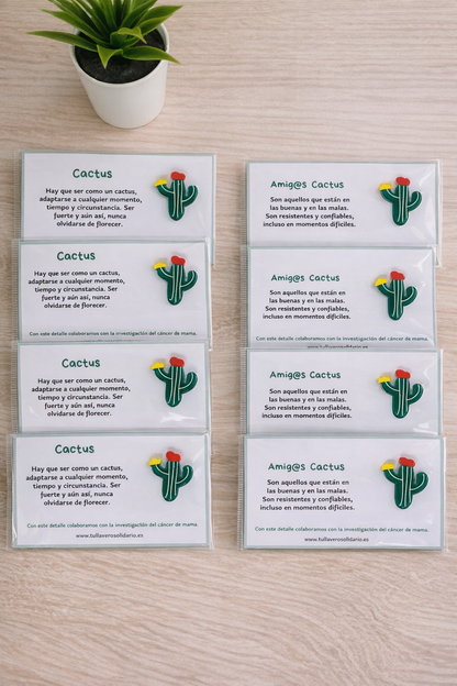 Pin cactus solidarios