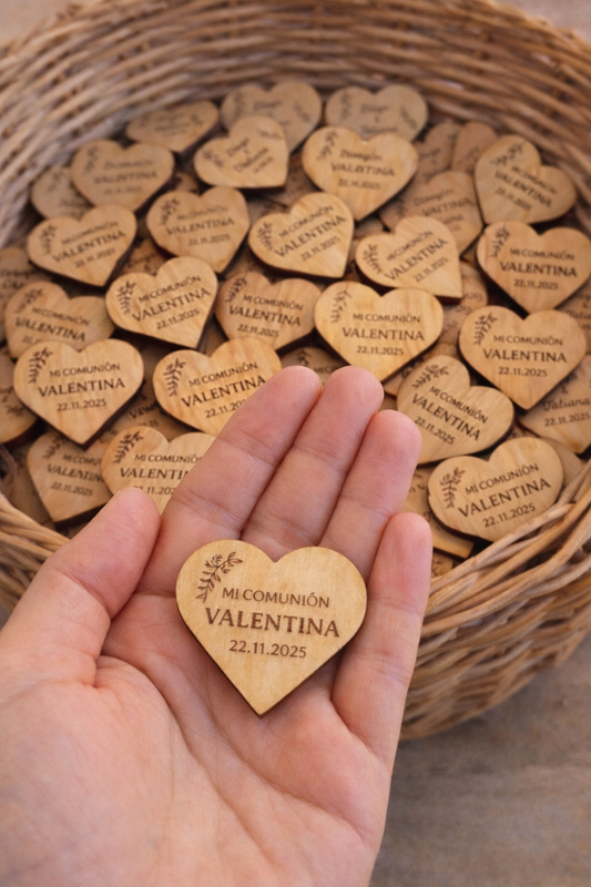 Imán personalizado corazón