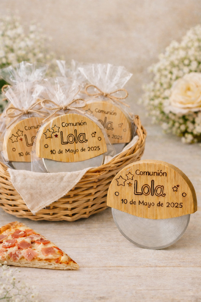 Corta pizza eventos personalizado
