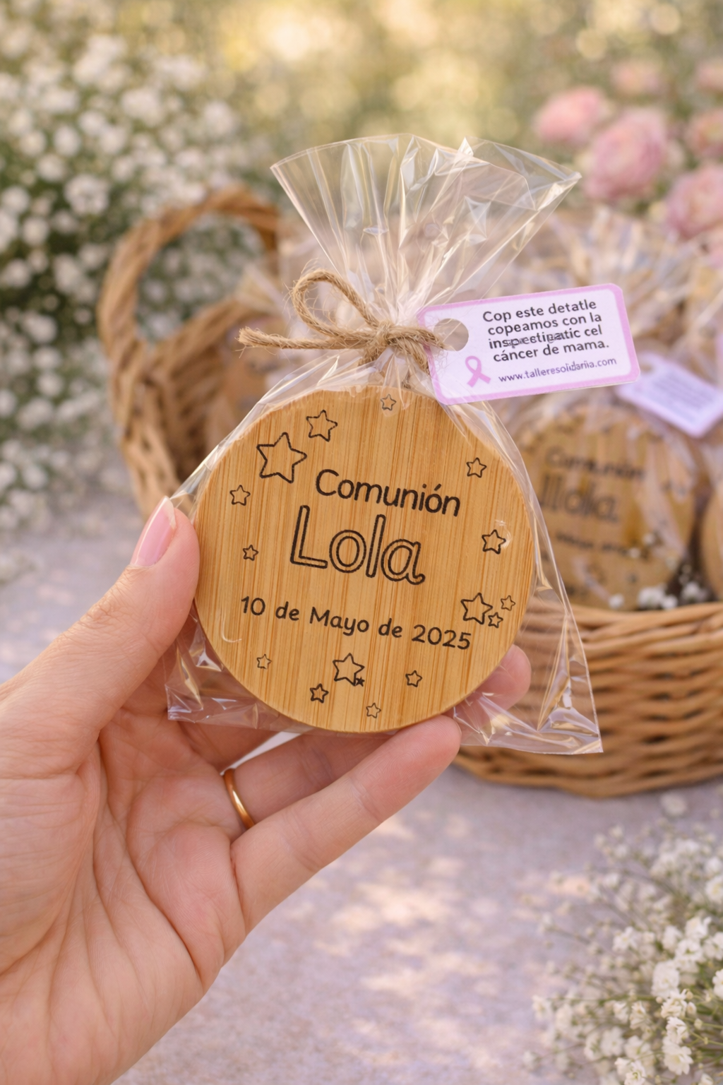 Abridor madera / imán solidario