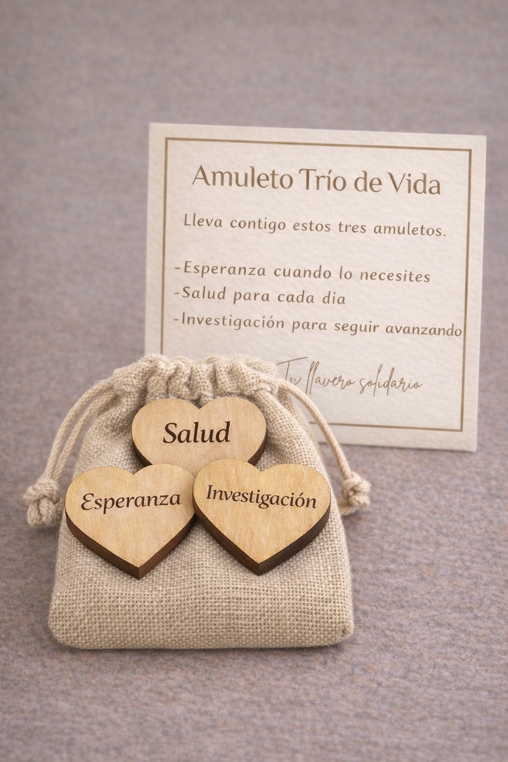 Amuleto trío de vida
