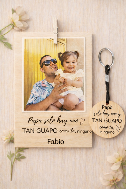 Porta fotos imán mamá / papá