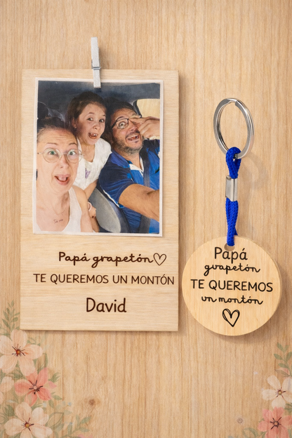 Porta fotos imán mamá / papá
