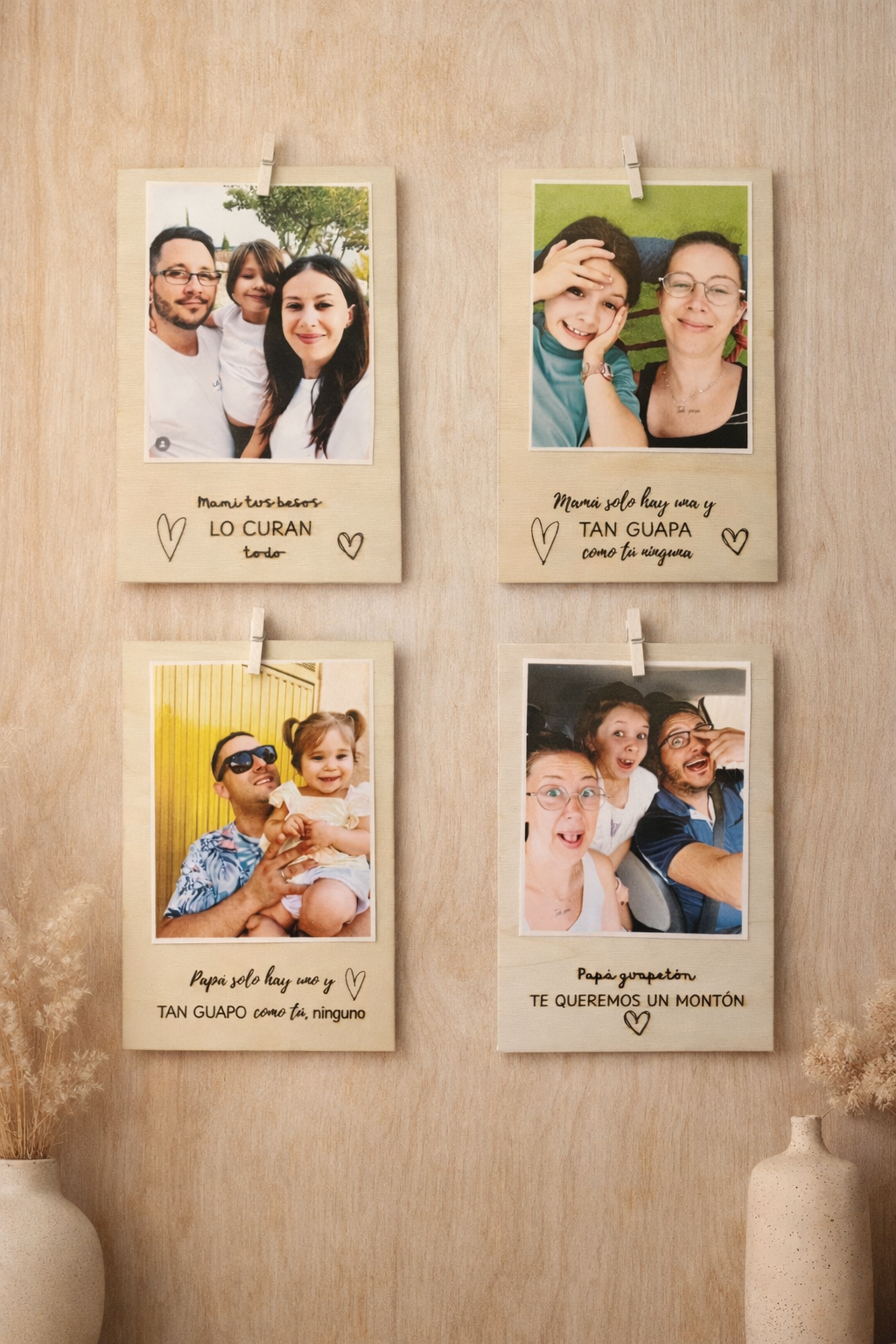 Porta fotos imán mamá / papá