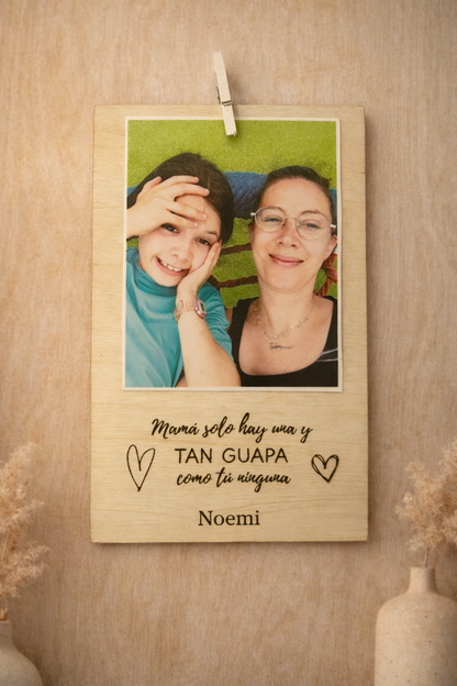 Porta fotos imán mamá / papá