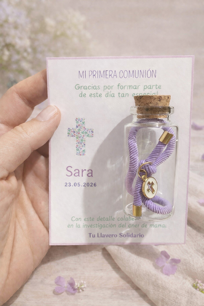 Pulsera nudo bote cristal