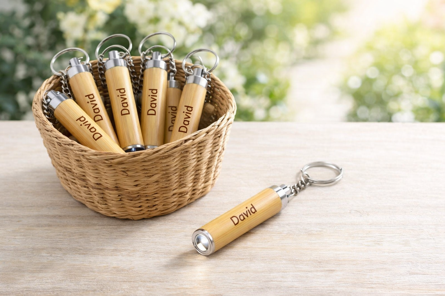 Llavero linterna  personalizada
