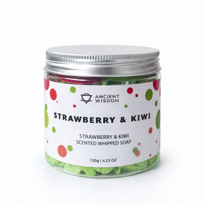 Jabón Cremoso de fresa y kiwi 120 g