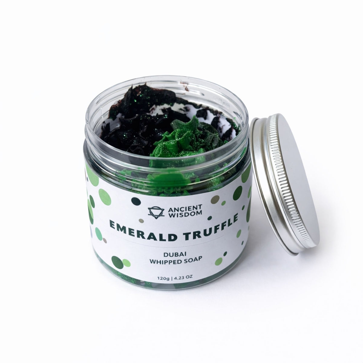 Jabón Cremoso de Dubái - Trufa Esmeralda 120 g