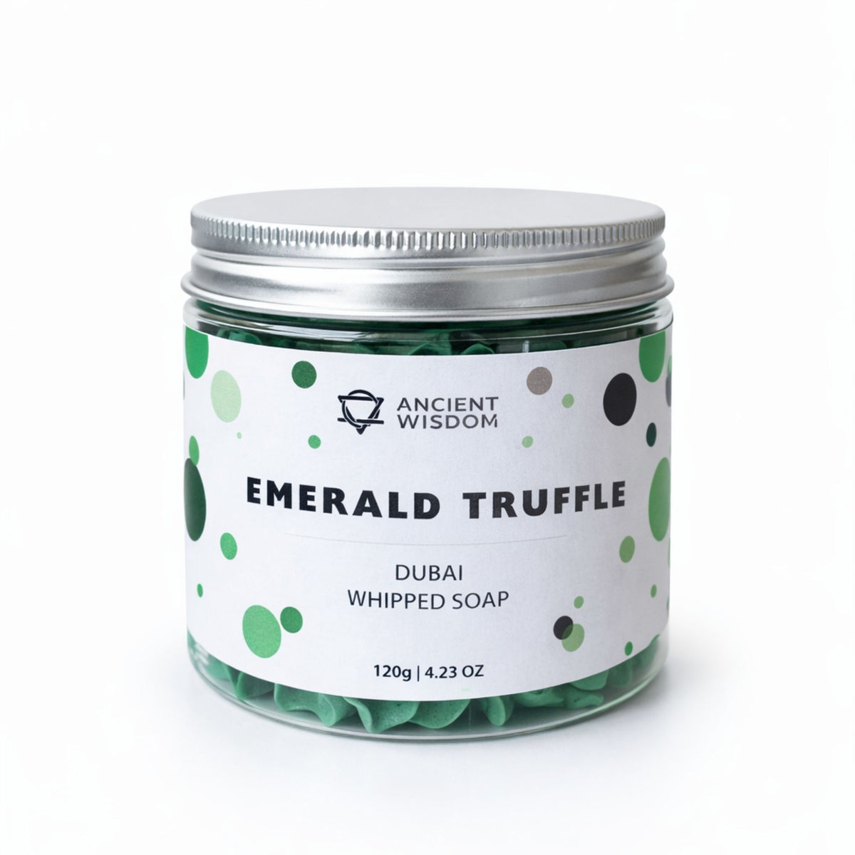 Jabón Cremoso de Dubái - Trufa Esmeralda 120 g