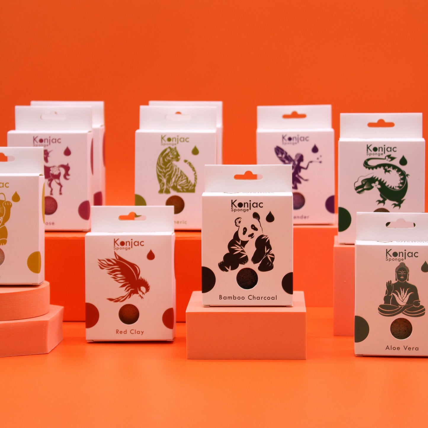 Esponja Facial Konjac - Rosa - Antienvejecimiento