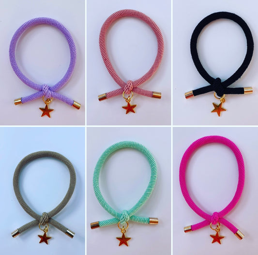 Pulsera solidaria nudo estrella